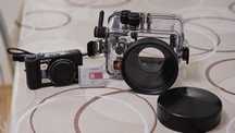 Vand aparat Sony Cyber-shot DSC-HX9V + carcasa Ikelite subacvatica