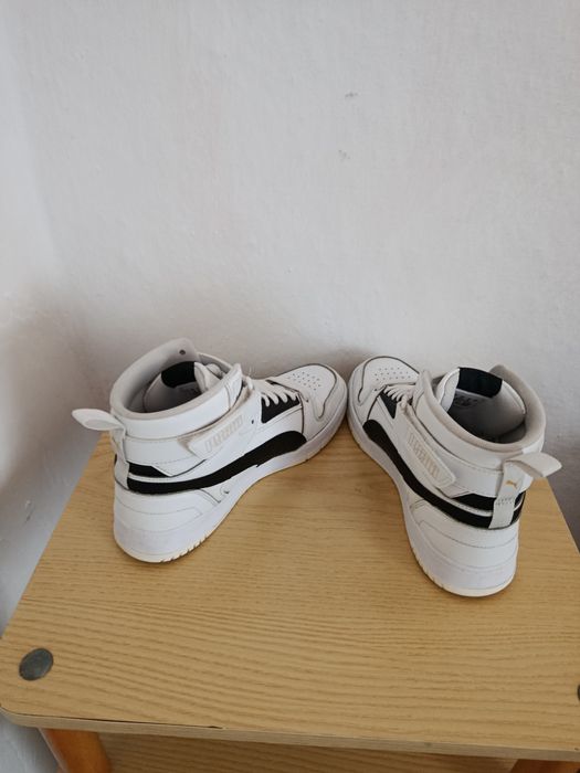 Puma high-tech alb/negru