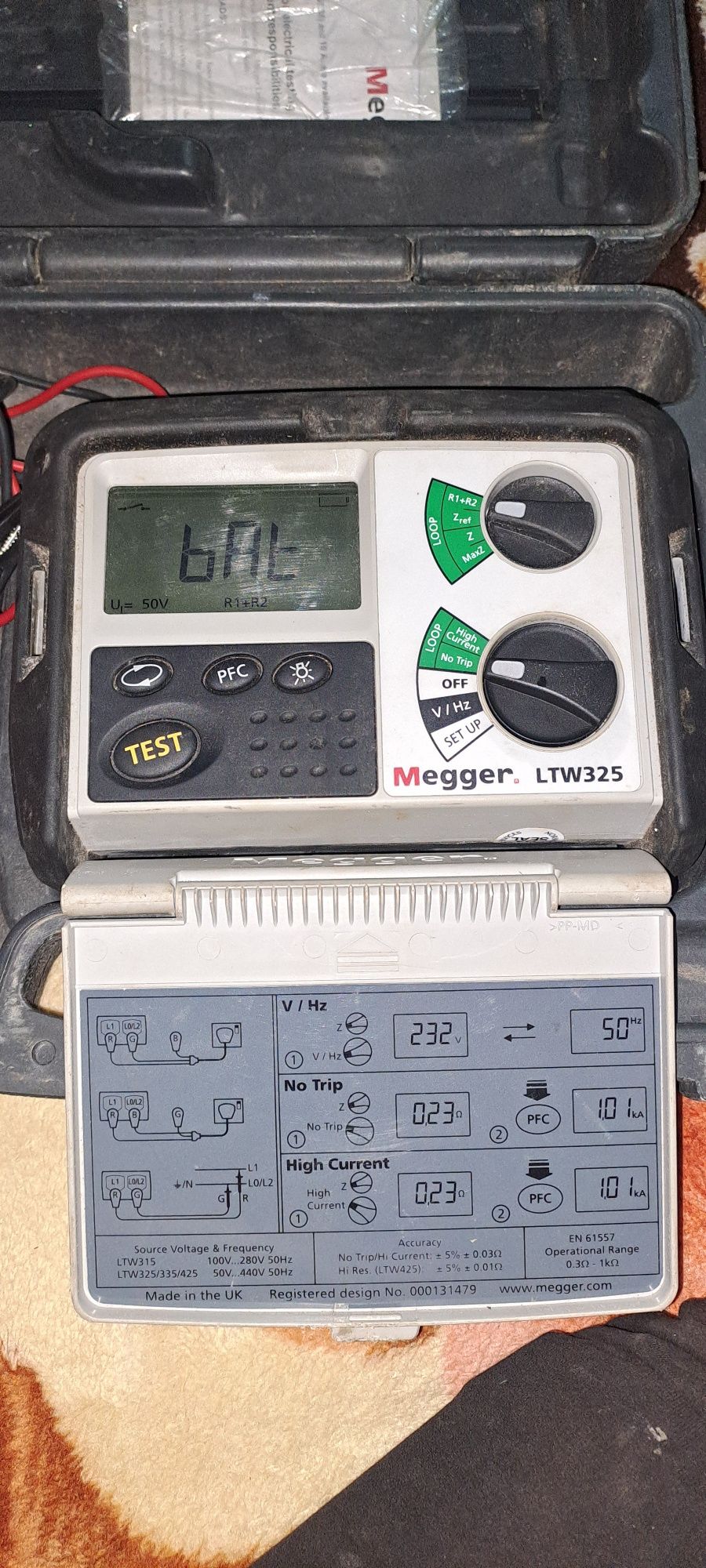 Vand tester electric
