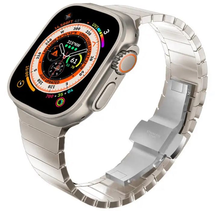 Curea Husa Metalica Titanium Incarcator Ceas Iphone Watch Apple