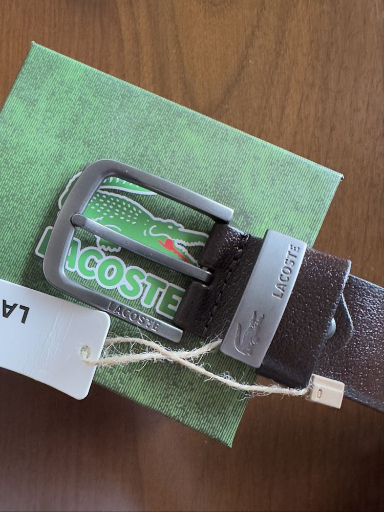 Колан от естествена кожа Lacoste