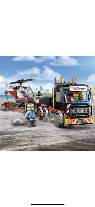 Set LEGO City - Transport incarcaturi grele 60183