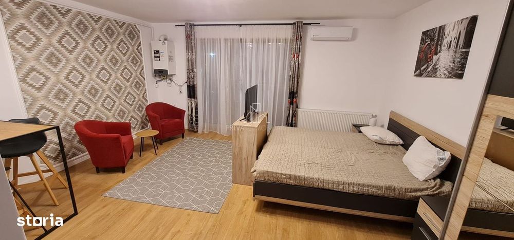 Apartament 1 Camera Bloc Nou/Mobilat/Utilat, Green Residence