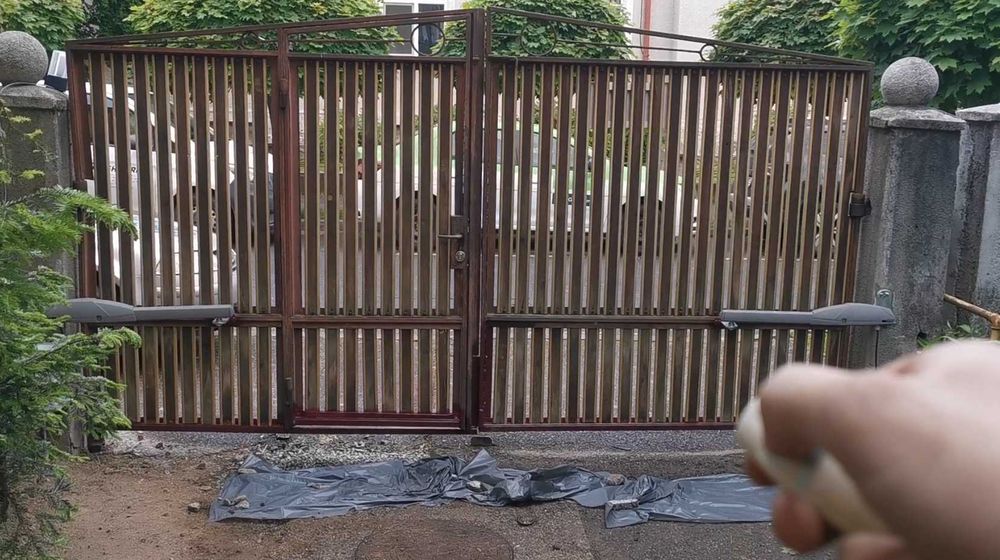 Automatizare poarta batanta culisanta sina motoare montaj Negresti