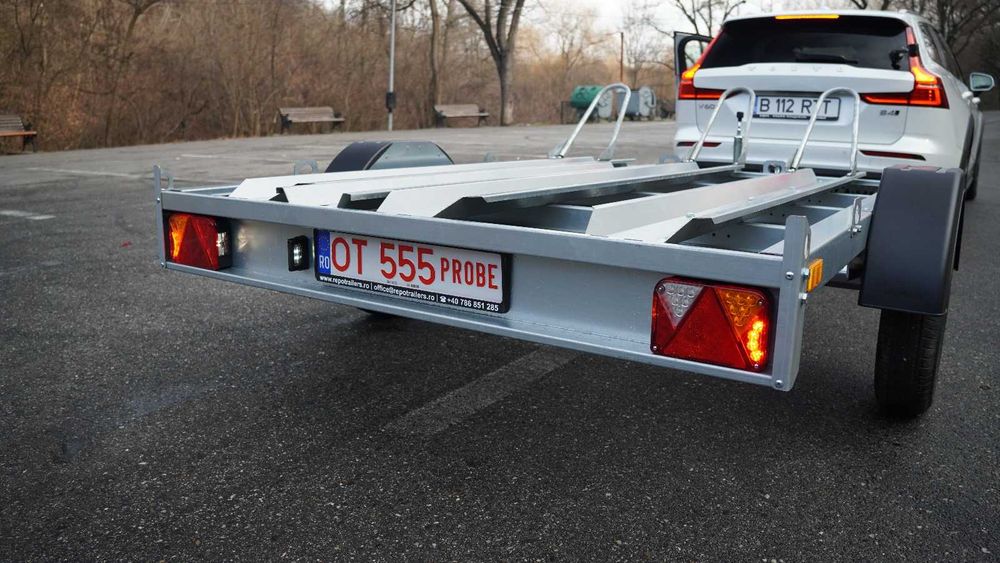 Remorca 750 kg REPO  transport moto, Noua
