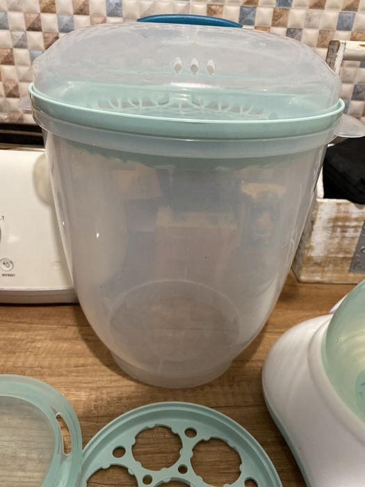 Sterilizator biberoane si tetine 5 in 1 - incalzitor si fierbator abur