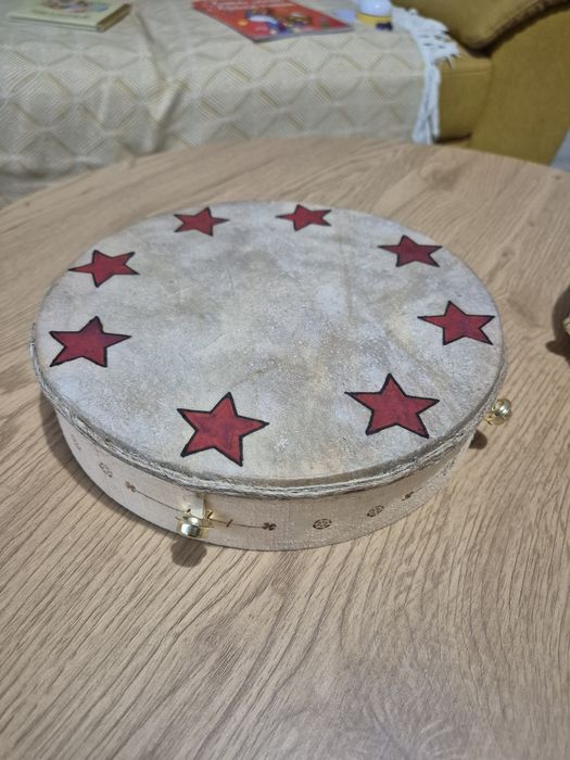 Vand toba / duba pentru colindat – piele naturala de caprioara