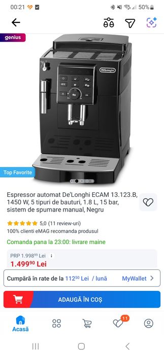 Expresor DeLonghi