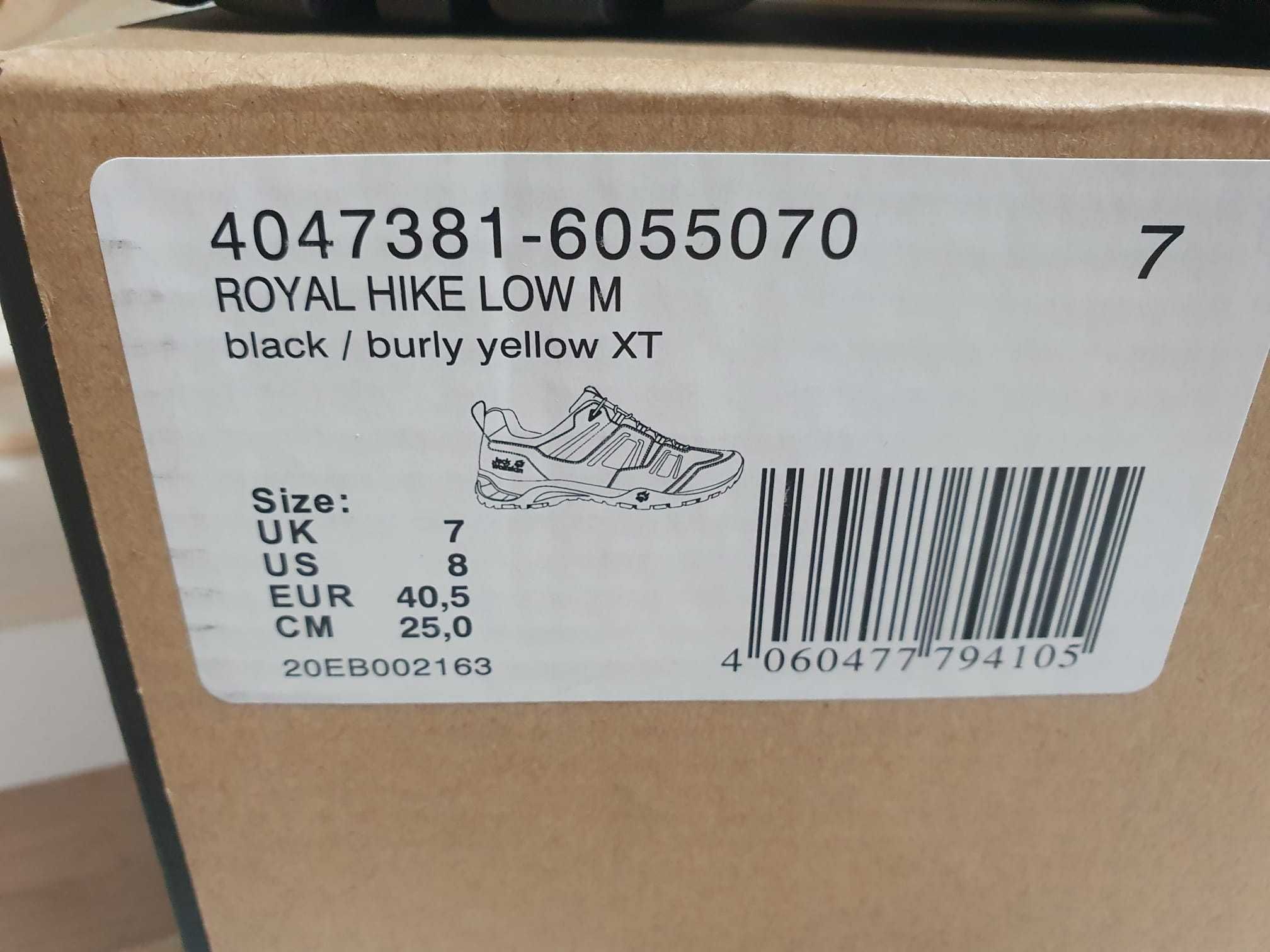 Jack Wolfskin Royal Hike masura 40.5 originali noi in cutie