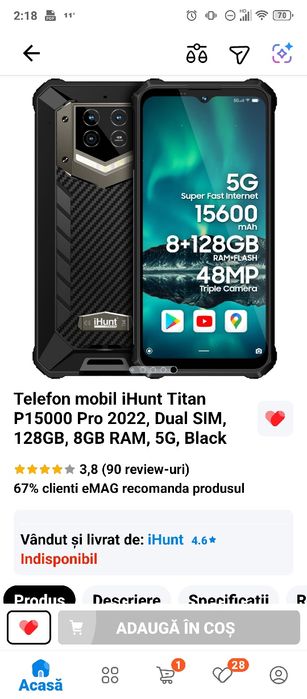 iHunt P 1500 titan. Pro 1560 Mah