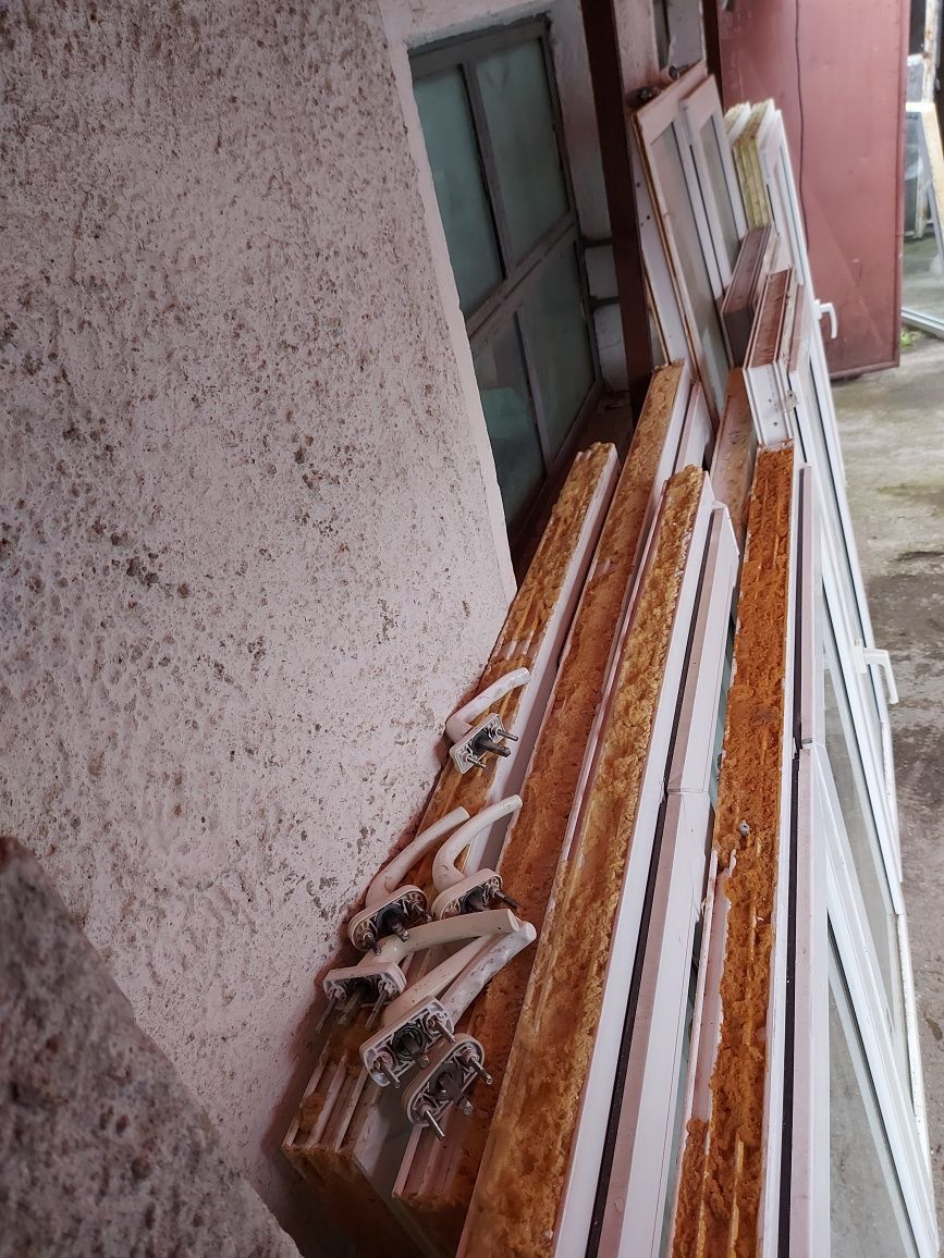 Ferestre pvc cu geam termopan second-hand