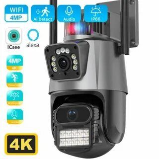 Video kuzatuv kamerasi 360 gradusli IP wifi va 4G