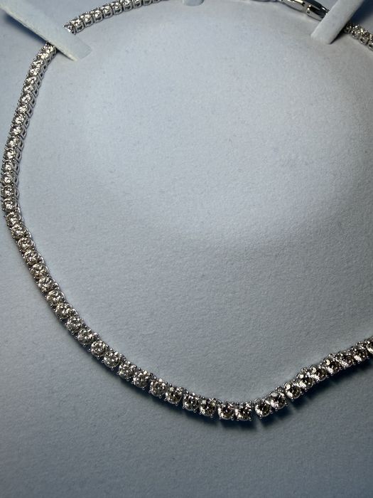 Set colier tennis deluxe si cercei swarovski