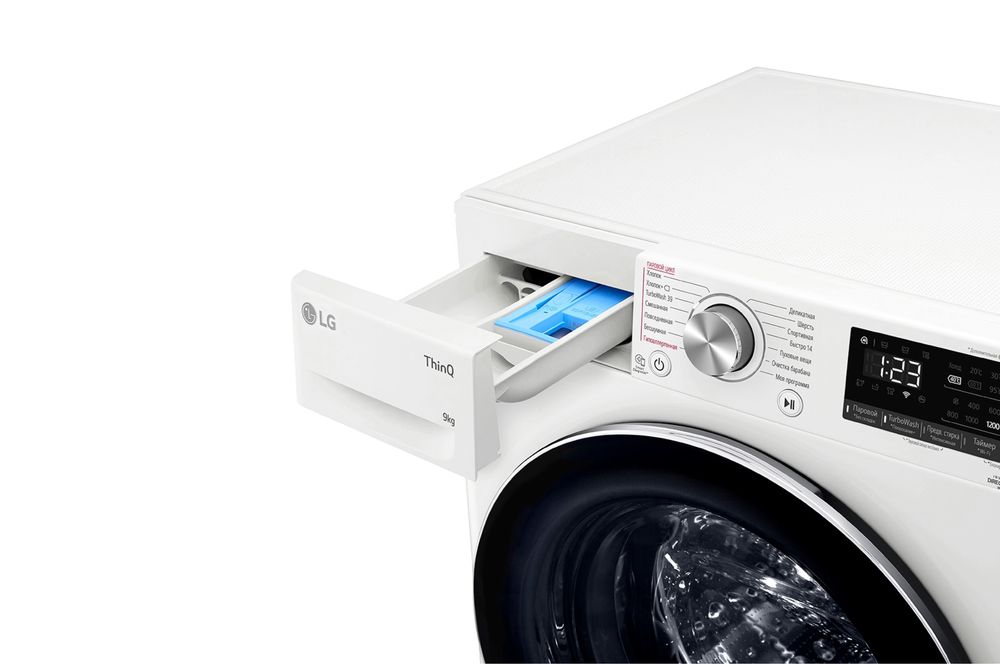 Стиральная машина LG 9 кг F2V9FW9W TurboWash™360˚