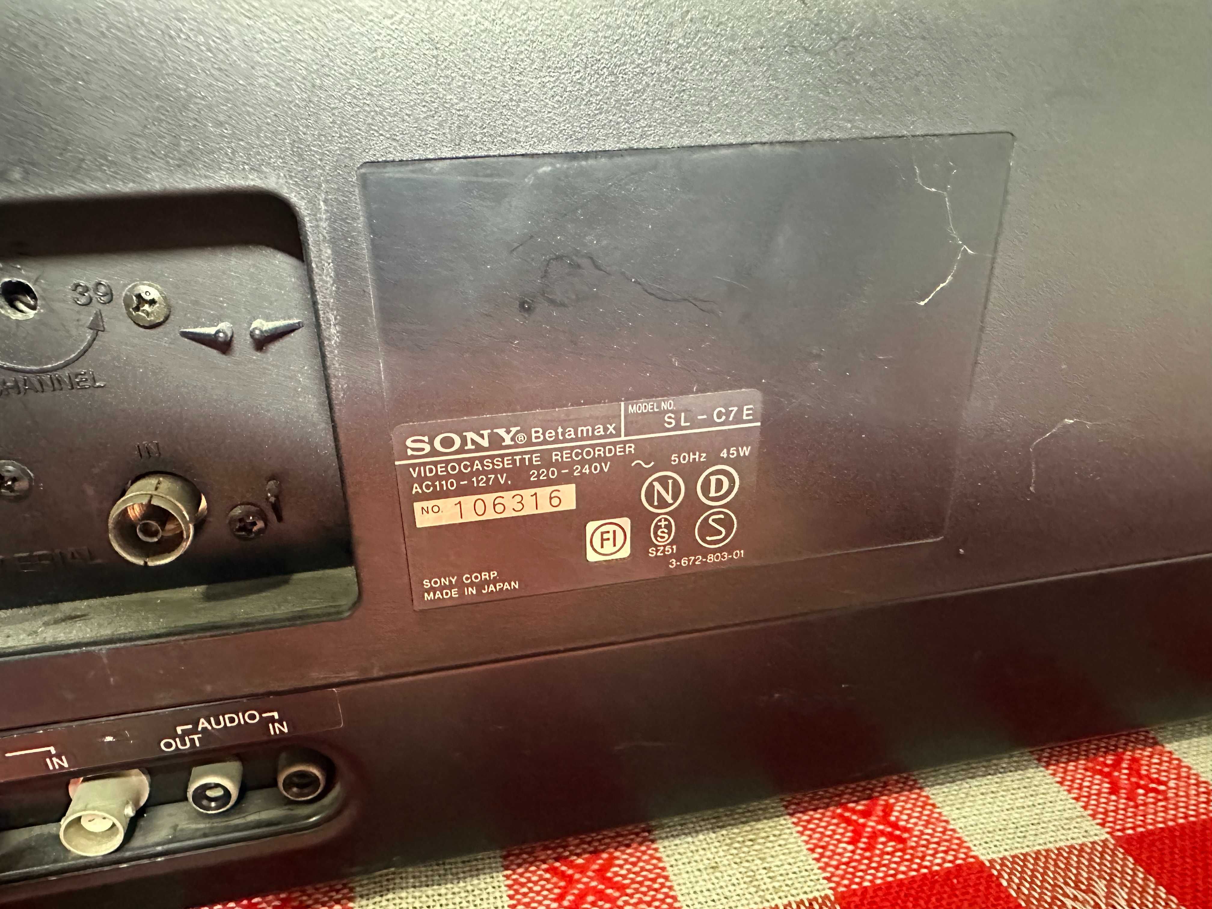Sony SL-C7 Betamax
