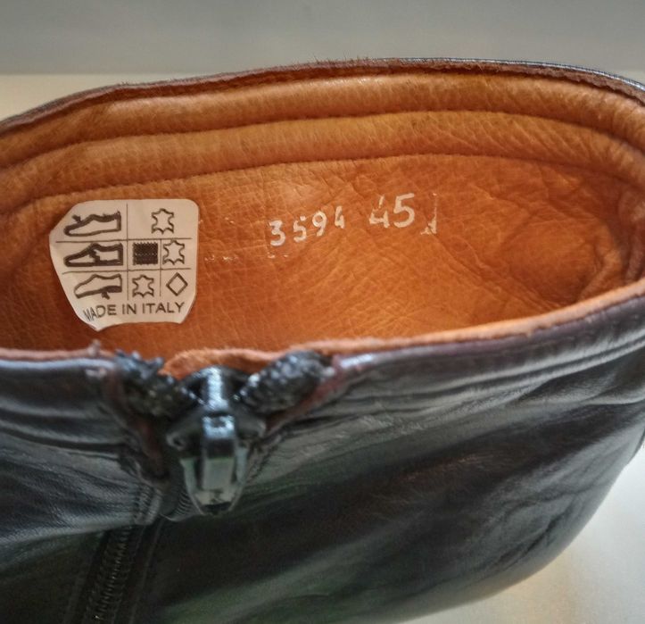 Ghete jodhpur lucrate manual de luc Georgio Venutti Italy 45 piele