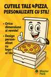 Cutii pizza personalizate