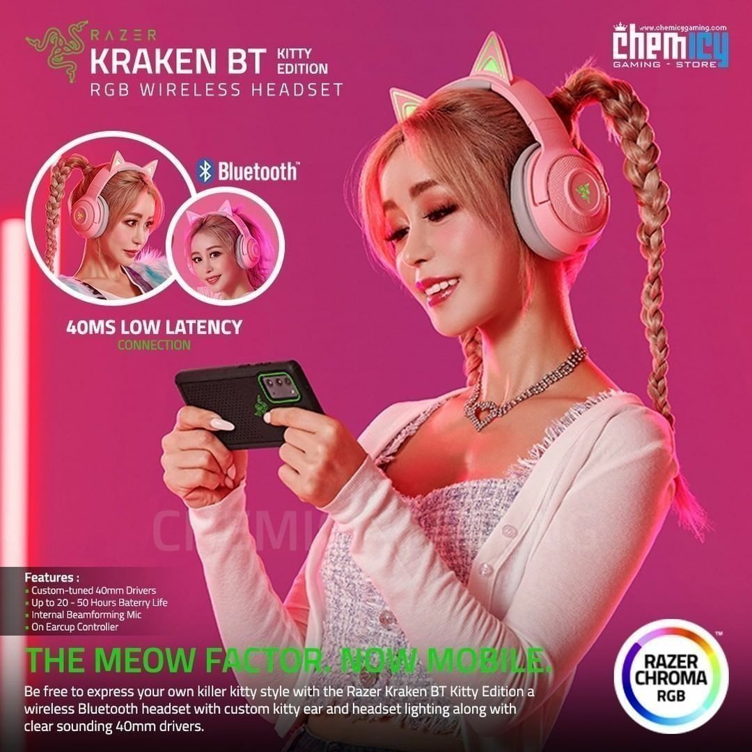 RAZER KRAKEN BT RGB Беспроводные Наушники/Гарнитура