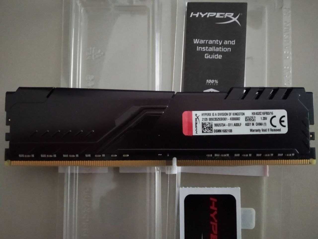 Рам памет - HyperX FURY RAM Memory Black - 16GB DDR4 3200 CL16