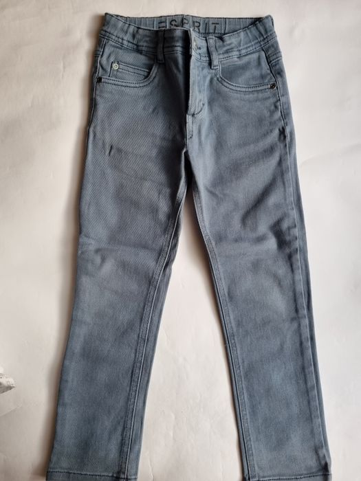 Детска бяла риза H&M и син панталон  Esprit, размер 122 см.