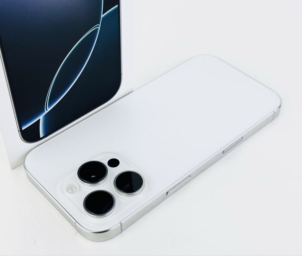Apple iPhone 16 Pro 128GB White 100% Battery! Гаранция!