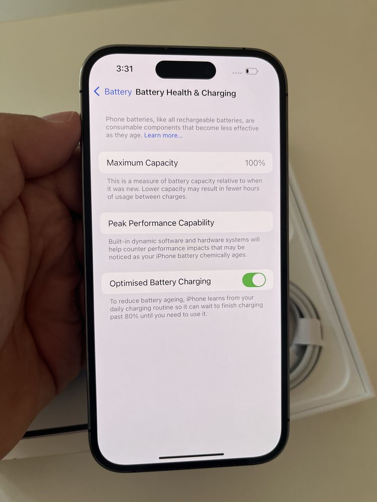 Iphone 14pro 128GB 100% bat
