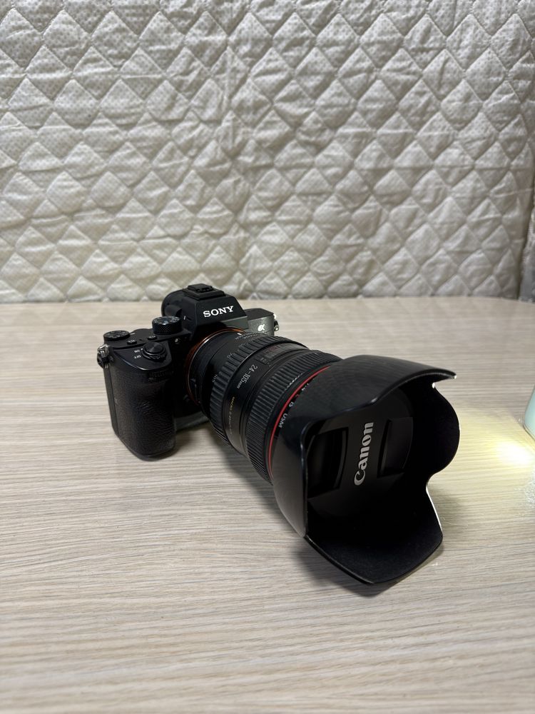 Sony A7 III + Обьектив Canon 85mm