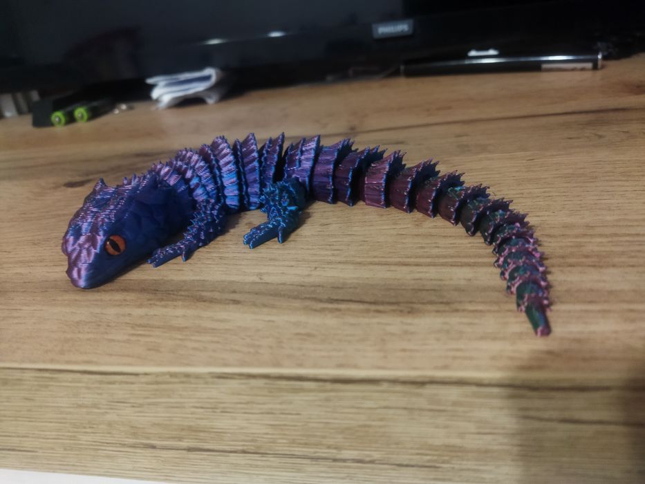 3D принтиран гущер