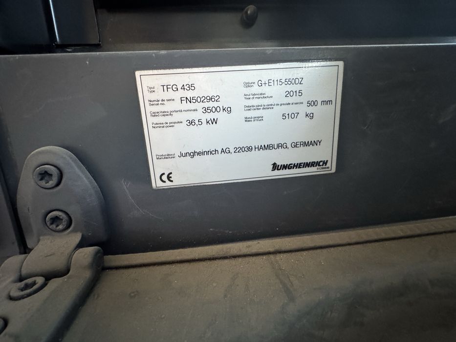Motostivuitor JUNGHEINRICH 3,5T GPL