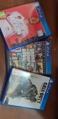 Jocuri de PS4/PS4 Pro: Fifa 20, GTA 5 Premium, CALL OF DUTY Advanced w