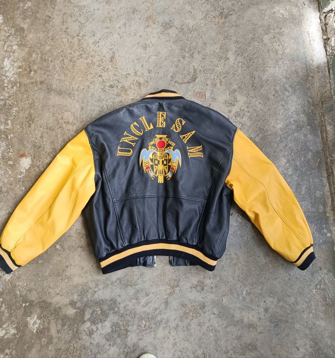 Uncle Sam мъжко кожено яке винтидж уникално М