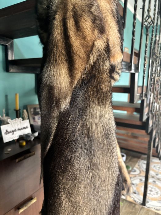 Geacă blană naturală de enot - mărimea M