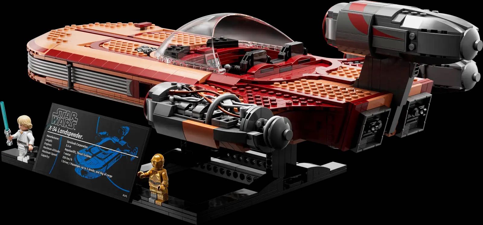 Lego StarWas UCS 75341 Luke Skywalker's Landspeeder (НОВО)