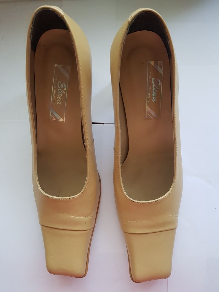 Pantofi piele vintage damă, nr.37, livrare gratuită