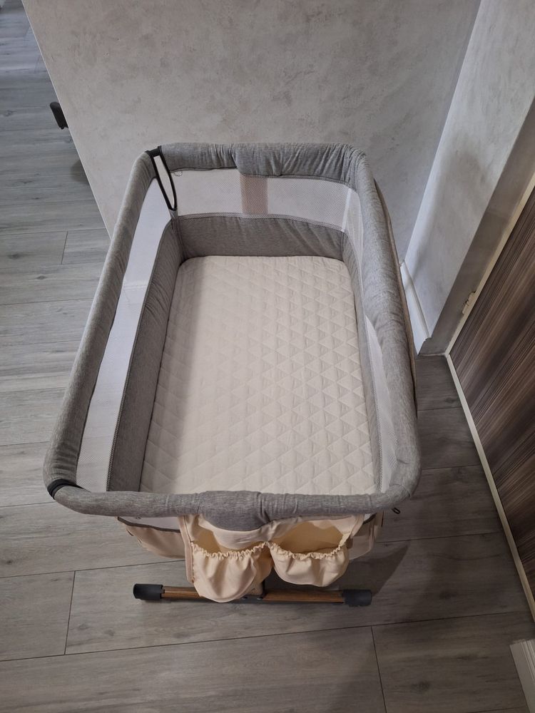 Patut pentru copii Lionelo - Leonie 3 in 1, reglabil - Beige Sand Grey