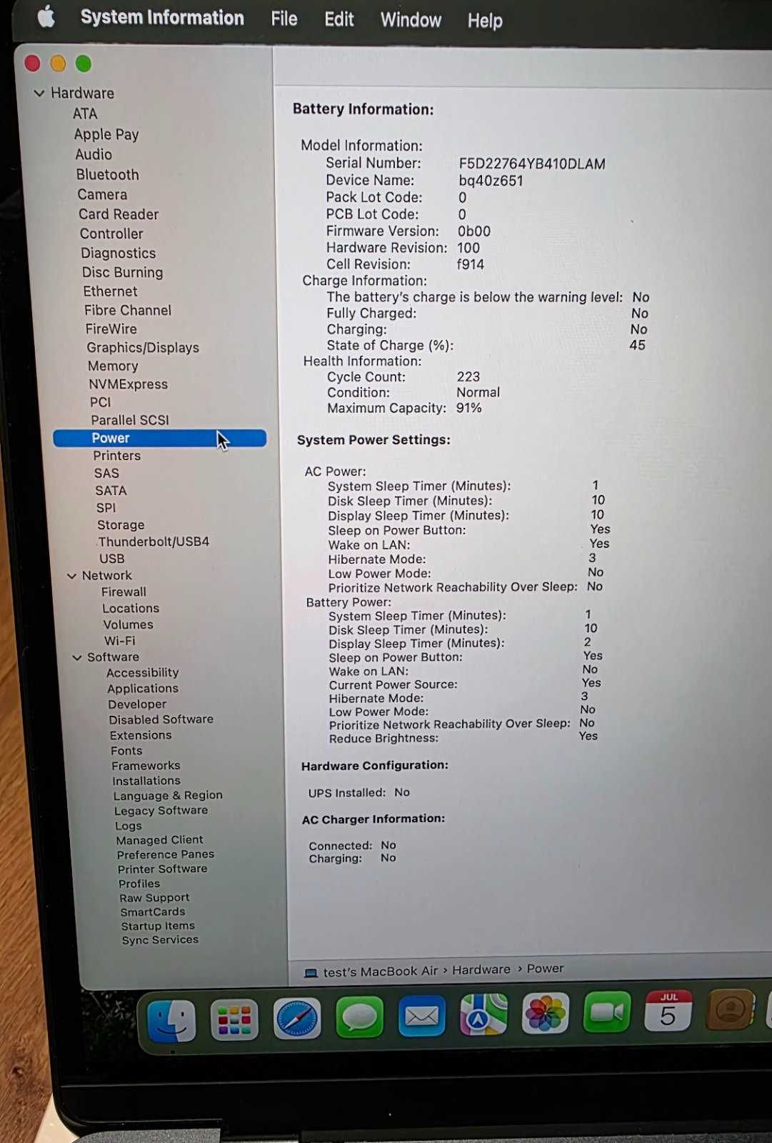 MacBook Air 13-инчa M2 чип 8GB RAM 256GB SSD