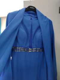 Официална/абитуриентска, дълга, синя рокля Marfil,  Испания
