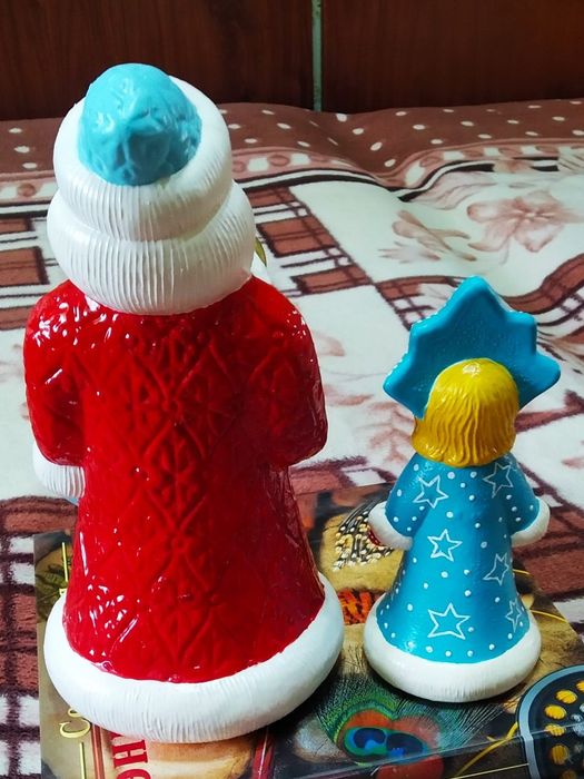 Комплект дед Мороз и Снегурочка в отличном состоянии.