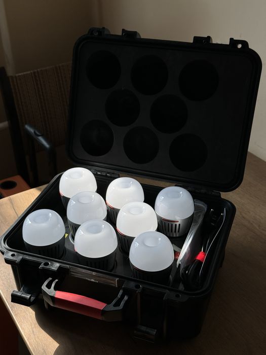 Aputure Accent B7C RGBWW (8 ламп) с кейсом