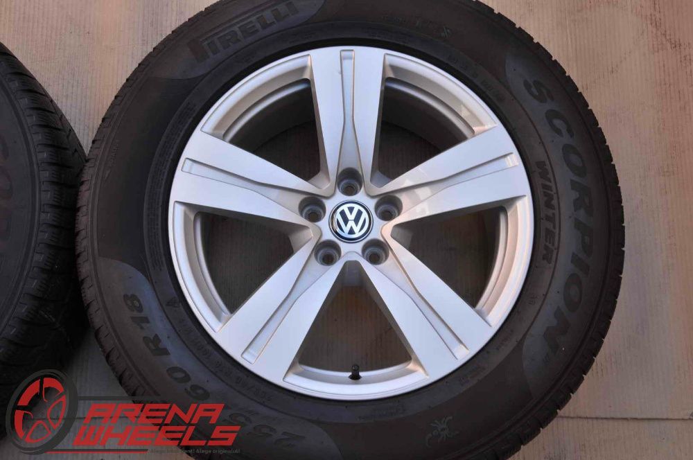 Roti Iarna 18 inch Originale VW Touareg 3 CR Pirelli 255/60 R18