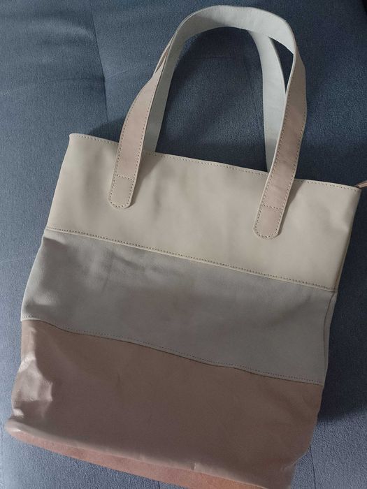 Нова дамска чанта от естествена кожа