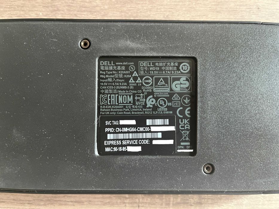 Докинг Станция DELL WD19 + 130W