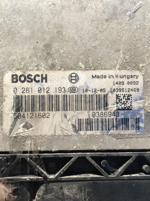Calculator iveco daily motor 2.3 / 3.0 HPI  E4 kit pornire 0281012193