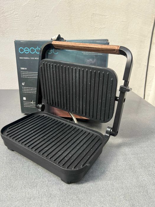Електрически грил Cecotec Rock'NGrill 1300 Wood B
