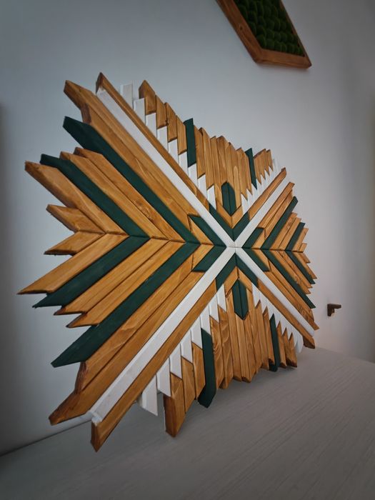 Tablou lemn lucrat manual