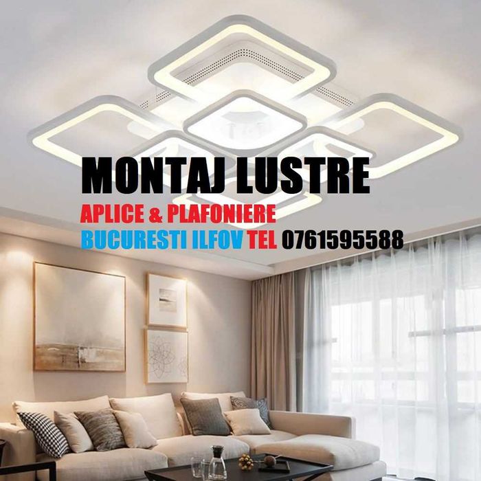 Montaj - Lustre - Aplice - Plafoniere