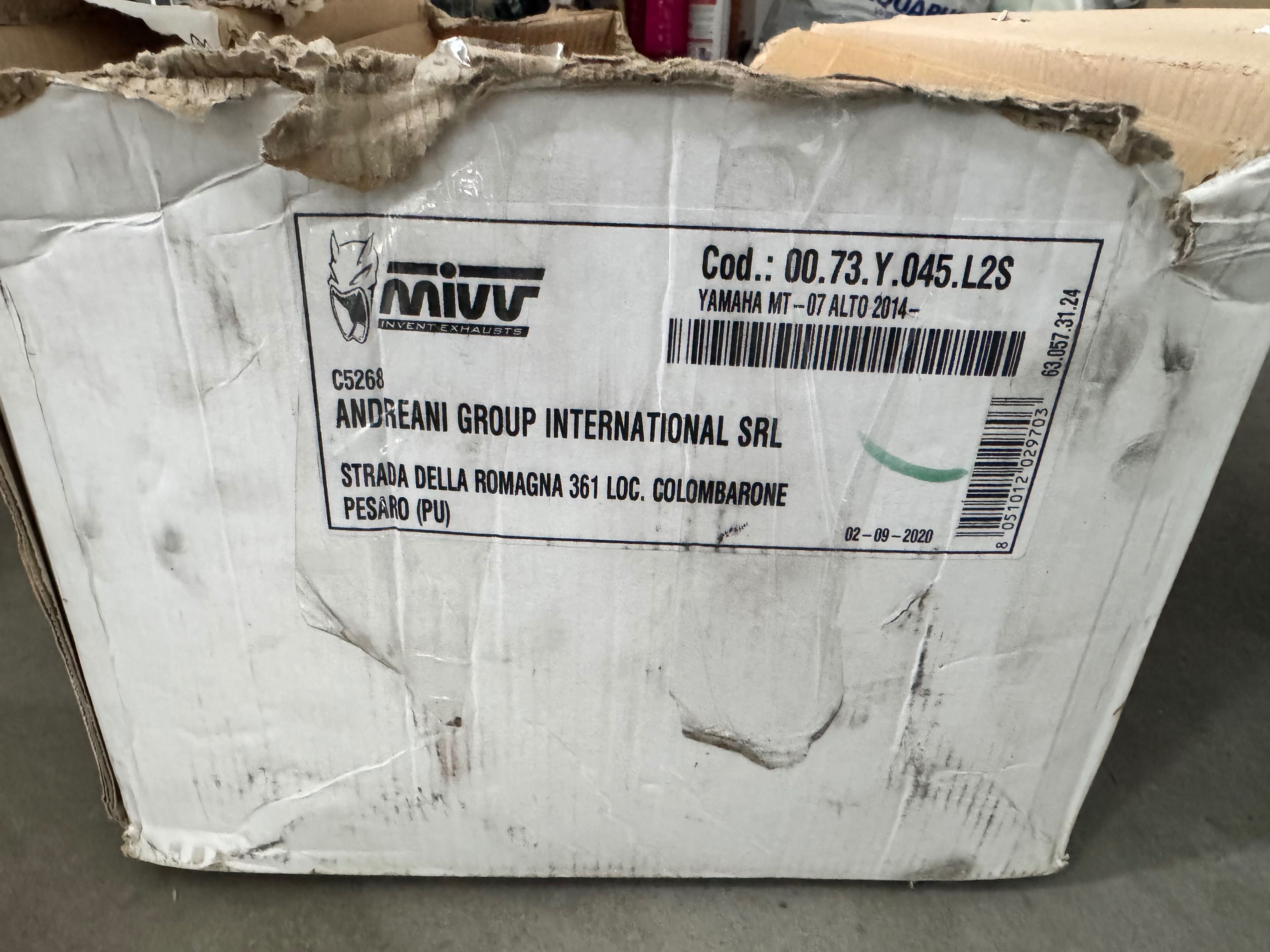 Оригинална генерация MIVV GP за Yamaha MT-07