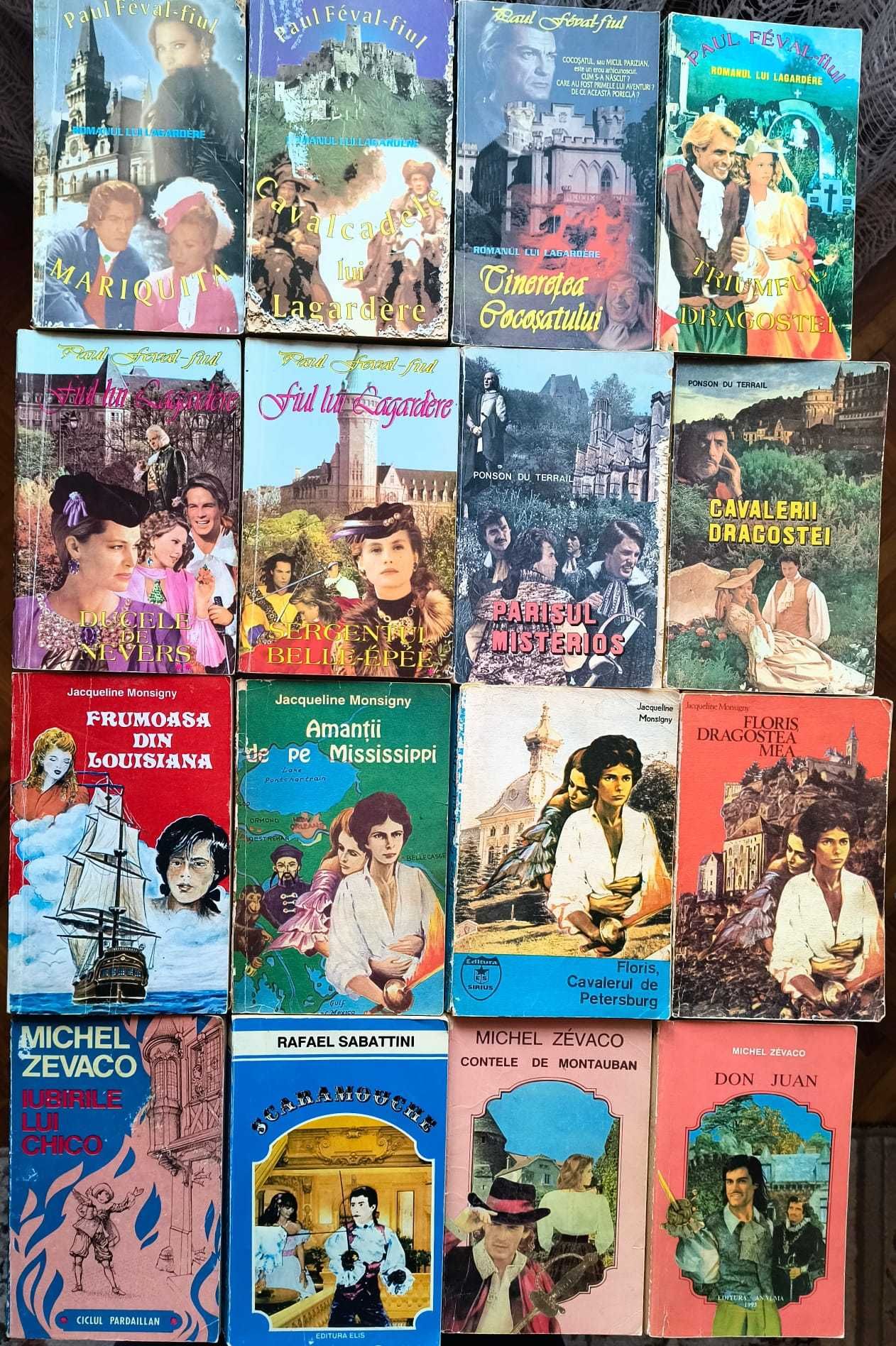 Carti de literatura, capa si spada, aventuri, dragoste