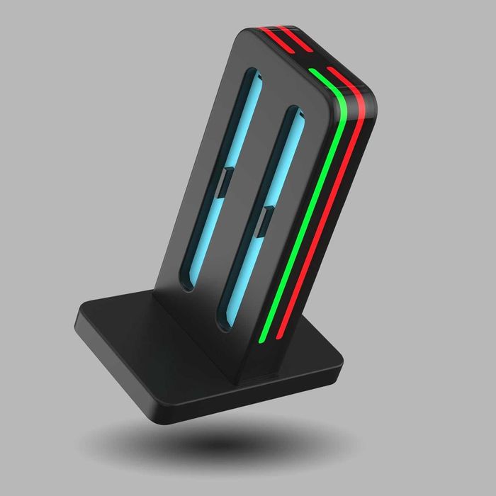 WUXIDIXI Зарядна станция контролери Nintendo Switch 2 Joy-Con, черна