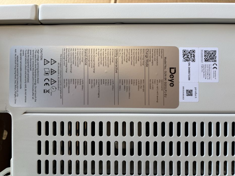 De vanzare invertor DEYE 8kw